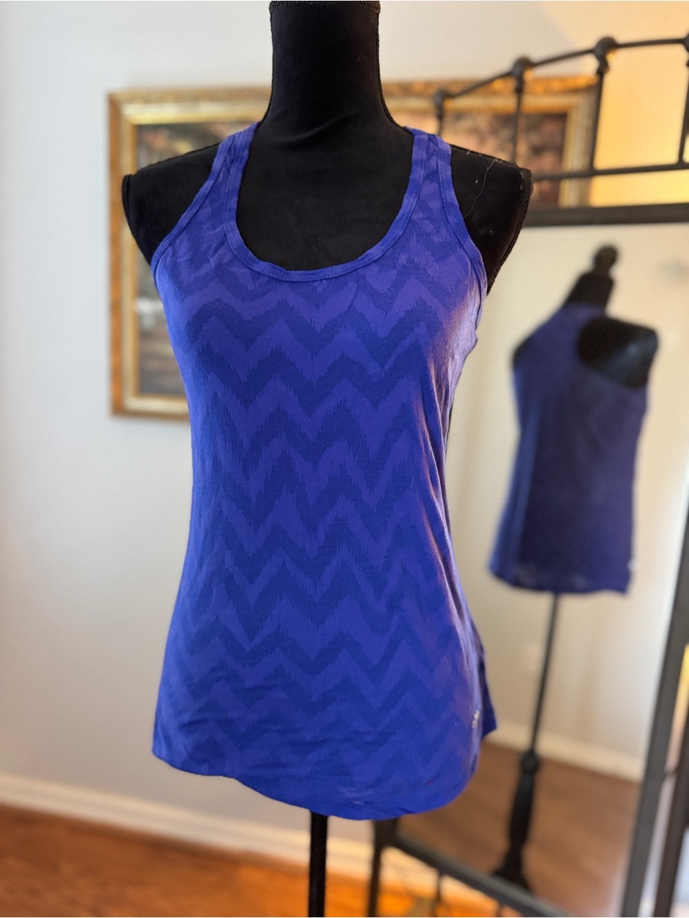 Maurices Chevron Racerback Tank in Royal Blue